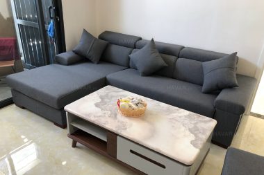 Sofa góc nỉ cao cấp N83
