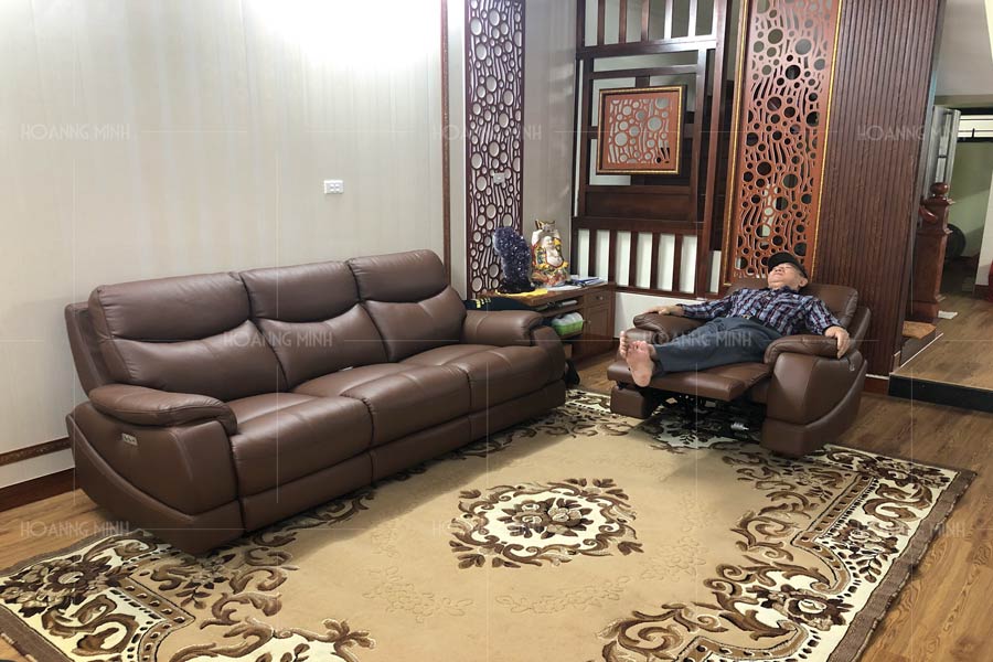 Sofa văng da thật Malaysia  V99913