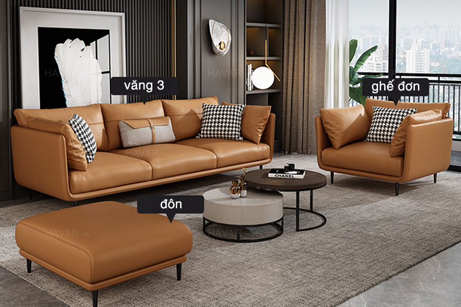 Sofa văng phong cách Italia V057