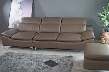 Sofa văng da thật Malaysia V8508L